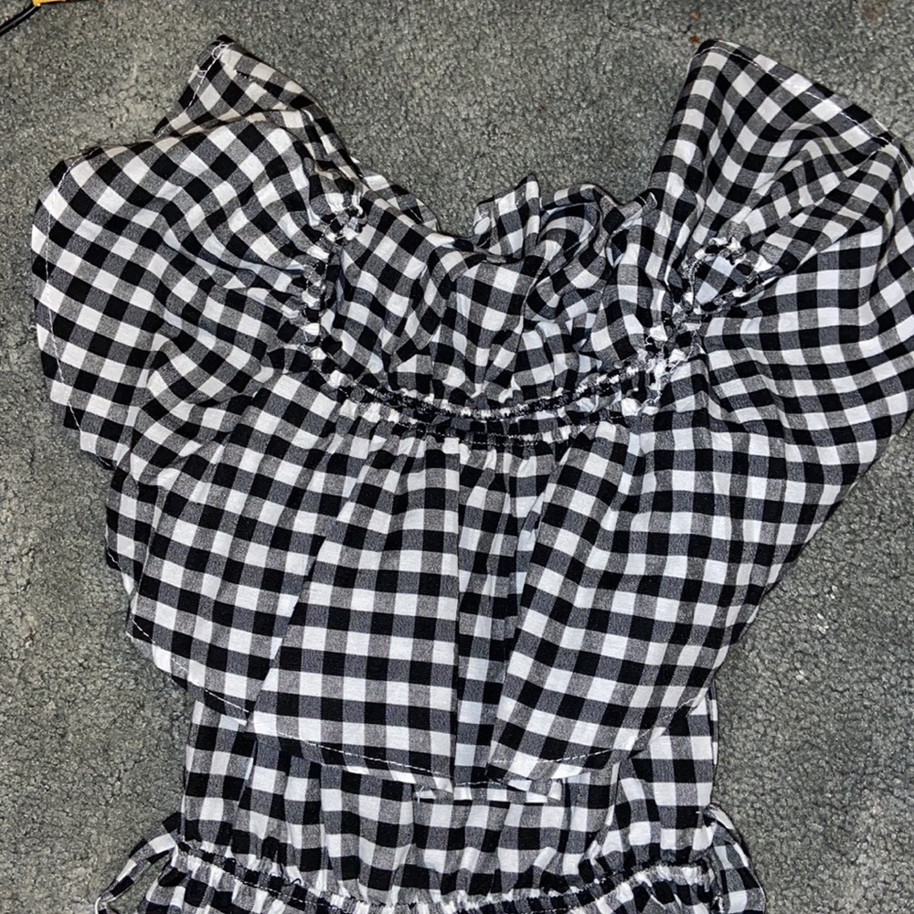 Checked Romper - Picture 3 of 3